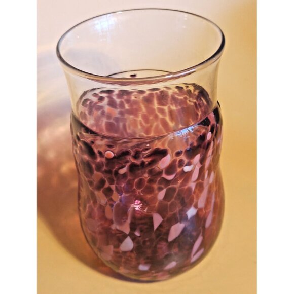 Murano Hand Blown Glass Water Tumbler/Vase 5" Tall 1960's - Picture 14 of 14